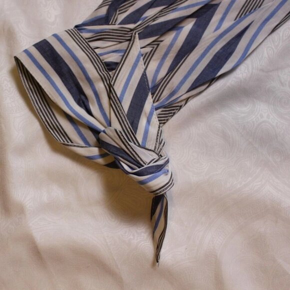 Express Womens Portofino Long Sleeve Slim Fit Striped Button Shirt NWT Size XXS - Picture 5 of 7